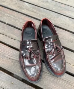 Dr. Martens loafers adrian cherry red
