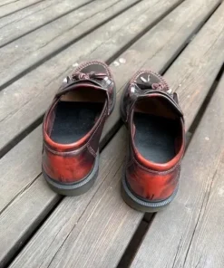Dr. Martens loafers adrian cherry red