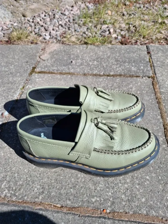 Dr.Martens Adrian Virginia läder-loafers med tofs