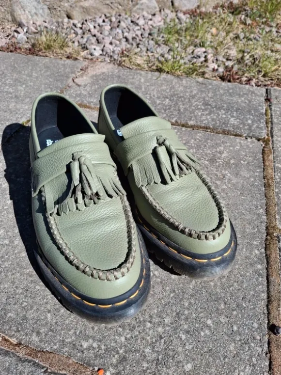Dr.Martens Adrian Virginia läder-loafers med tofs