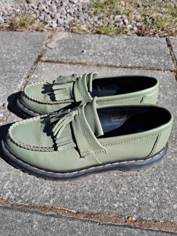Dr.Martens Adrian Virginia läder-loafers med tofs