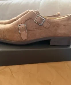 Eleganckie buty Hugo Boss Monk 39,5 skóra zamsz