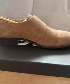 Eleganckie buty Hugo Boss Monk 39,5 skóra zamsz