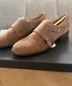 Eleganckie buty Hugo Boss Monk 39,5 skóra zamsz