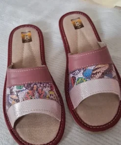 Eleganckie, skórzane laczki damskie,rozmiar 40