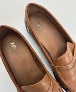 Elegante cognacfarvede loafers