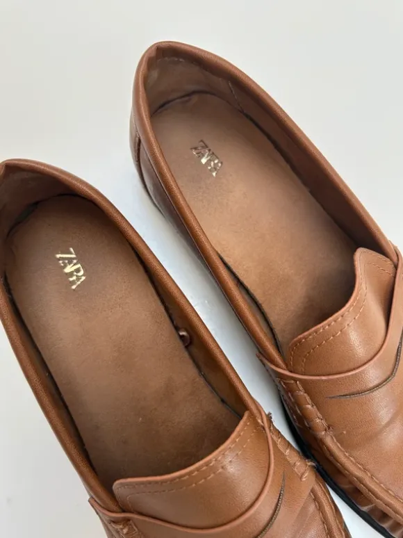 Elegante cognacfarvede loafers