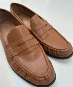 Elegante cognacfarvede loafers