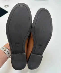 Elegante cognacfarvede loafers