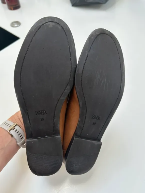 Elegante cognacfarvede loafers