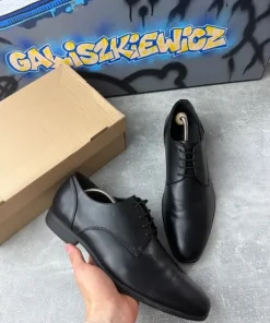 fk36 męskie czarne eleganckie półbuty Pier One czarne obuwie wizytowe pier one 44