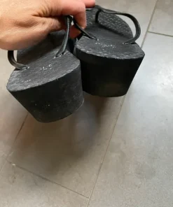 Flip-flop med klack, H&M 38