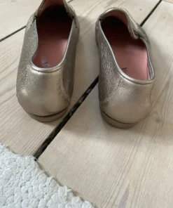 Gardenia - flade guld sko / moccasiner