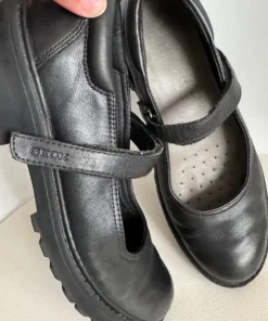 Geox czarne skórzane baleriny r. 37 stan bdb