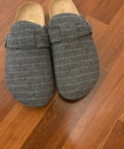 Grå slippers