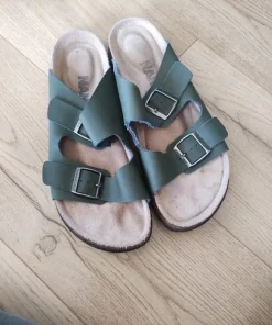 Grønne herre sandaler