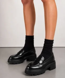 HM skórzane loafersy półbuty nowe 38