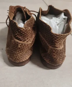 Italialaiset Vintage, nahkamokkasiinit, boho/retro
