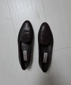 Joy Harper loafers mörkbrunt skinn strl 40