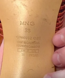 Klapki kaczuszki Mango