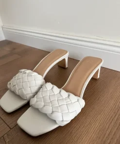 Klapki na obcasie H&M