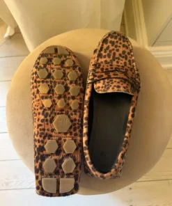 Leopard loafers