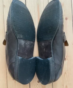 Manna flätade läderskor stl. 45