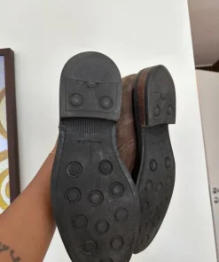 Massimo Dutti boots i äkta mocka brun strl 42