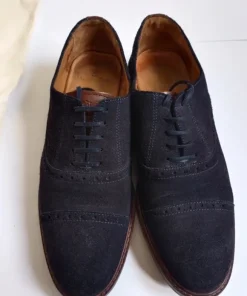 Massimo Dutti buty męskie oxford zamsz 42 skórzane eleganckie