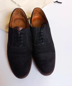 Massimo Dutti buty męskie oxford zamsz 42 skórzane eleganckie