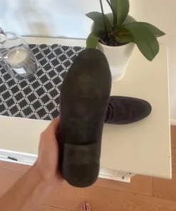 Mocka loafers blåa