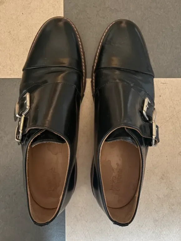 Monkstraps skor vintage