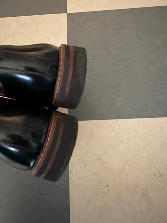 Monkstraps skor vintage