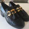 Piękne skórzane loafersy See by Chloé old money