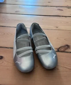 Puma ballerina-sneakers i sølv