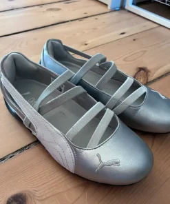 Puma ballerina-sneakers i sølv