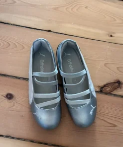 Puma ballerina-sneakers i sølv
