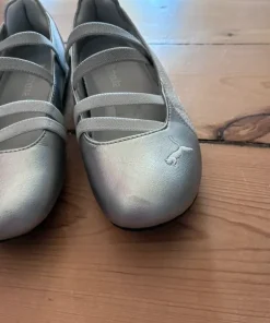 Puma ballerina-sneakers i sølv