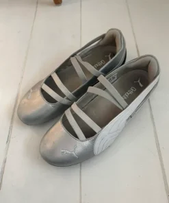 Puma Sølv Speedcat Ballerinaer