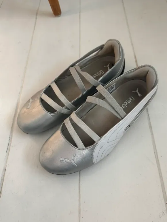 Puma Sølv Speedcat Ballerinaer