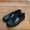 Real leather penny loafers Geox