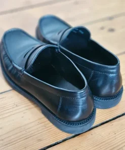 Real leather penny loafers Geox
