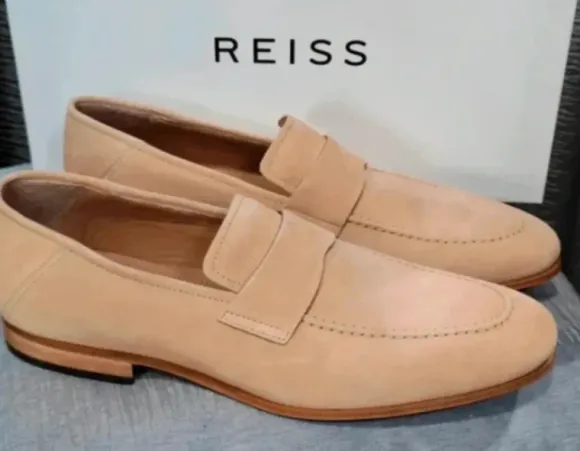 Reiss mokasyny męskie skórzane r.43, 28.7 cm