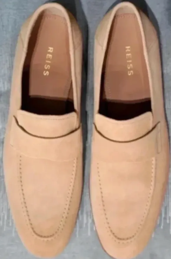 Reiss mokasyny męskie skórzane r.43, 28.7 cm