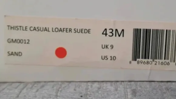 Reiss mokasyny męskie skórzane r.43, 28.7 cm
