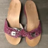 Rosa SCHOLL sandaler med träsula