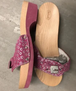 Rosa SCHOLL sandaler med träsula