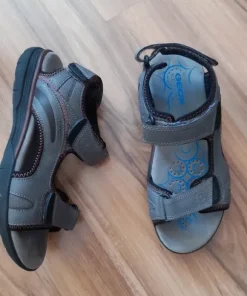 Sandały Geox U Spherica EC5 trekkingowe respira 41 skórzane buty na rzepy