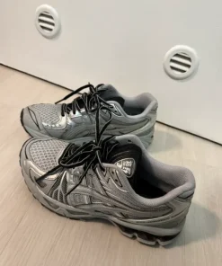 Silver / Gray Asics Sneakers