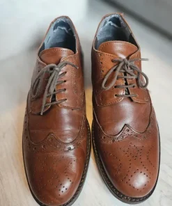 Skórzane półbuty brogsy Parotto Italy r. 42